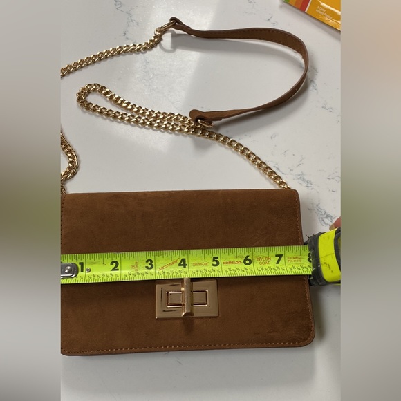 Brown purse with strap - Picture 2 of 6